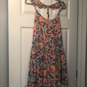 Free People Twist Back Side Tie Dress with pockets